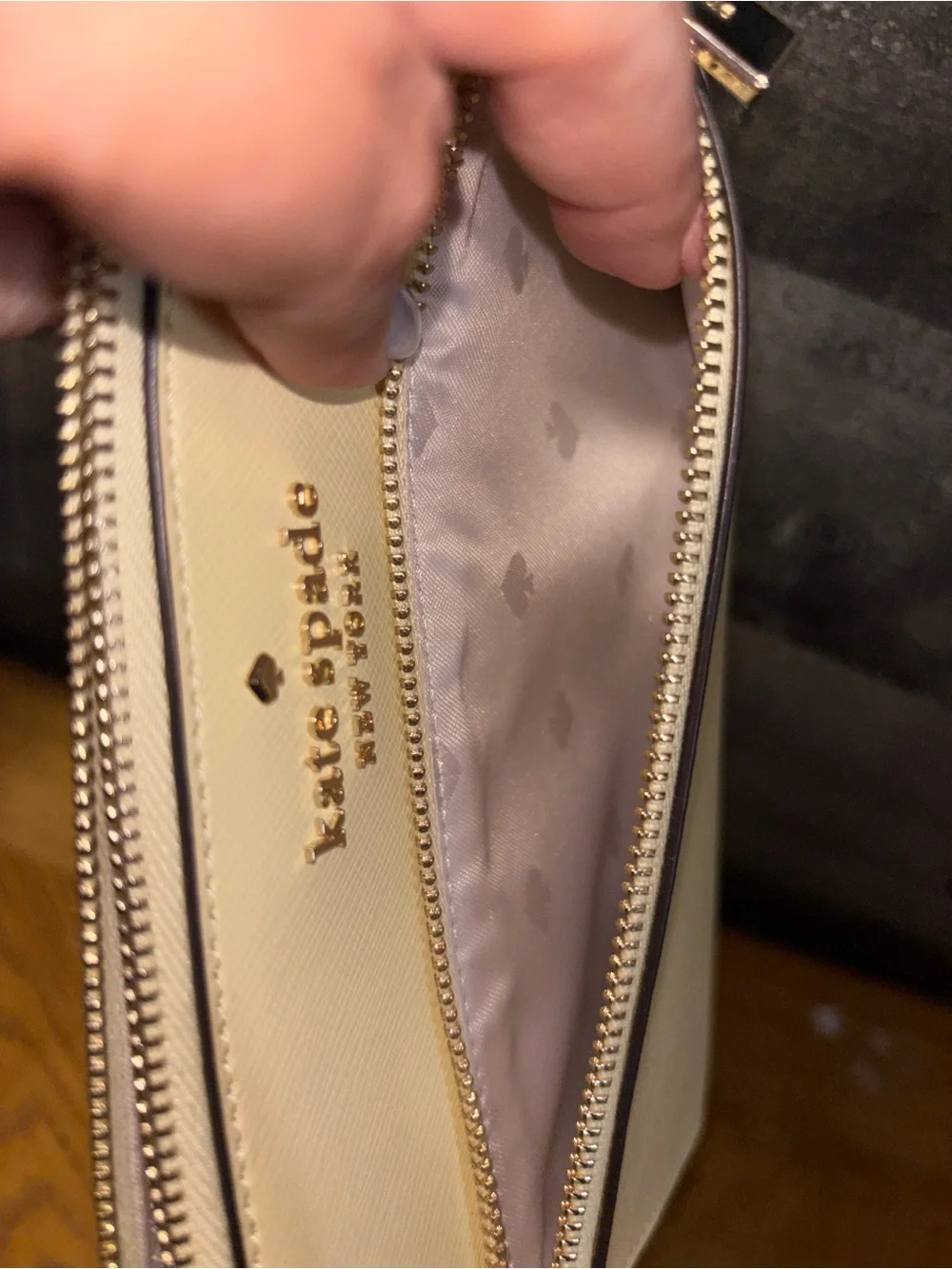 kate spade pale yellow